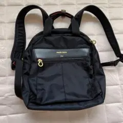 【美品】marie claire bis リュック ブラック マザーズバッグのサムネイル