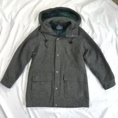 WOOLRICH メルトン ウール コート ジャケット マウンテンパーカ グレー