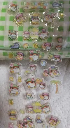 ぷくぷくシール 当時物 平成レトロ ハムちゃんパン屋さん - メルカリ