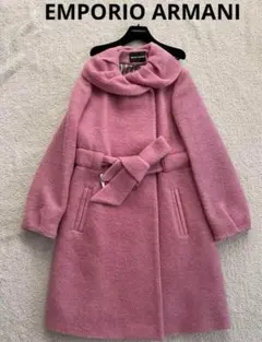 EMPORIO ARMANI ピンク ロングコートのサムネイル