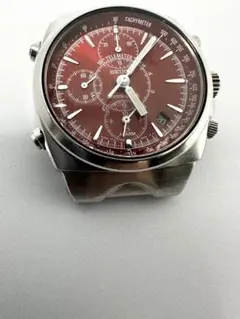 SEIKO SUS クロノグラフ 7T32-9000 赤文字盤【パーツ取現状品】