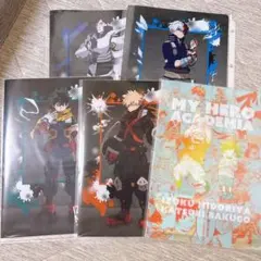 僕のヒーローアカデミア 原画展 一番くじ クリアファイル 爆豪勝己 緑谷出久