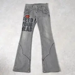 90s Hysteric Glamour love buzz フレア デニムのサムネイル