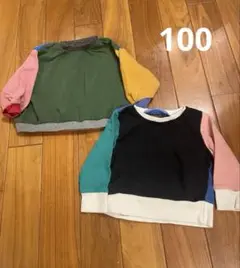マーキーズ　トレーナー2点　100cm