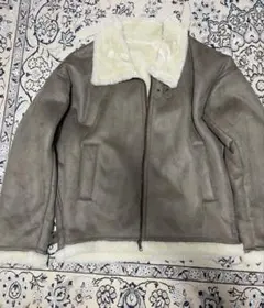 AZUL by moussy フェイクムートンジャケット ブラウン 裏ボア