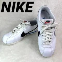 Nike cortez【2008年製】レザー ホワイト ブルー - メルカリ