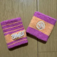 ZUMBA リストバンド ピンクオレンジ