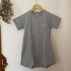 【美品】Lee グレー 半袖ワンピース