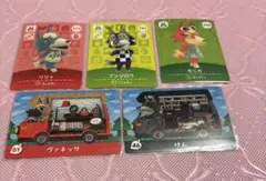 あつ森　どう森　amiiboカード アミーボ　リリィ　ブンジロウ　モニカ