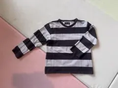 agnès b. アンファン　ボーダー長袖カットソー 8ans