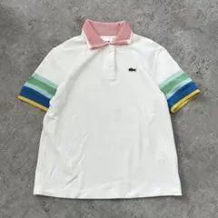 【美品】LACOSTE ラコステ　ワッフルニットポロシャツのサムネイル