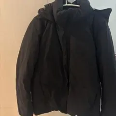 UNIQLO シームレスダウンパーカー ブラックのサムネイル