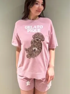 ジェラートピケ♡アザラシ柄シーアニマルジャガードプルオーバー&ショートパンツ ジェラートピケ シーアニマルアザラシプルオーバー&ショートパンツ