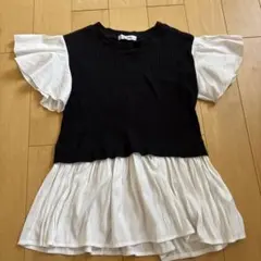 GLOBAL WORK 半袖トップス 140cm 黒・白