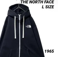 ザノースフェイス リアビューフルジップフーディー パーカー Lサイズ ブラック