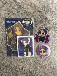 ブルーロック 御影玲王 ステッカー 缶バッジ アクリルキーホルダー