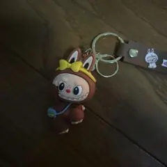 ラブブキーホルダー リボン付き