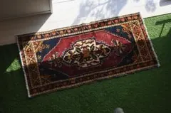 115x57cm トルコ産 絨毯 ヴィンテージ