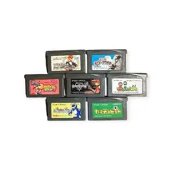 動作確認済 ゲームボーイアドバンス ソフト、7本セット、マリオ、キングダムハーツ