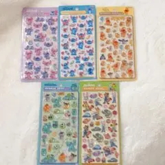 【正規品】ディズニー ボンボンドロップシール 5点まとめ売り