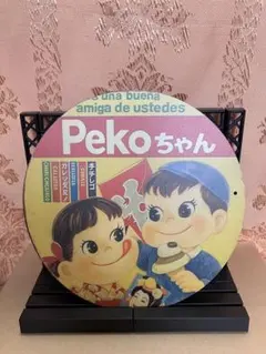 ☆未使用品　不二家　駐車場看板　コレクションに　ぺこちゃん☆ ☆未使用品 不二家 駐車場看板 コレクションに ぺこちゃん