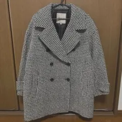 アプワイザーリッシェ◇ダブルボタンPコート◇千鳥柄 Apuweiser-riche（アプワイザーリッシェ）の「ダブルボタンP