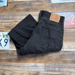 Levi's 550 ブラックデニムパンツ W34 バギーデニム　黒古着のサムネイル