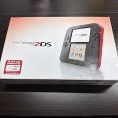 북미 닌텐도 2DS 블랙/레드 베젤 본체 (일부 분실)