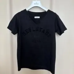 ラウンジドレス Tシャツ フリーサイズ Vネック 黒 美品