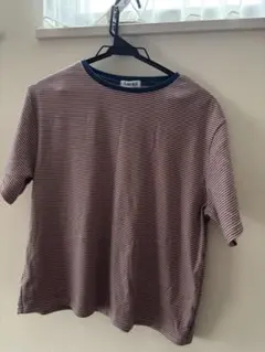 しまむら ボーダー半袖Tシャツ 원피스 セット