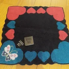 お値下げ　ANNA SUI ハートと蝶のハンカチ