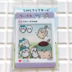 ちいかわ　SNSクリアカード　D