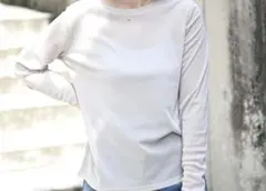 noa-ge 長袖 カットソー ベージュ L