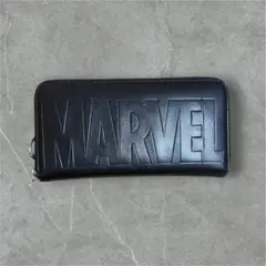 【値下げ可能】MARVEL エンボスロゴ ブラック長財布のサムネイル