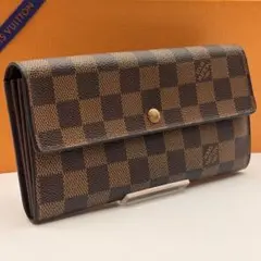 【鑑定済み】ルイヴィトン✨長財布 6枚✨ダミエ✨ポルトフォイユ サラのサムネイル