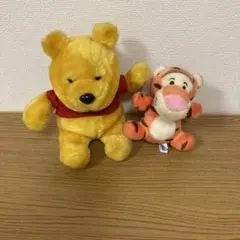 お値下げしました！プーさんとティガーのぬいぐるみ