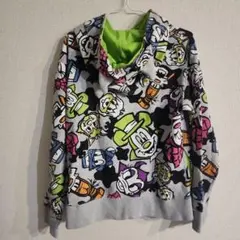 東京ディズニーリゾート M 長袖パーカー　Mサイズ　総柄　ハロウィン