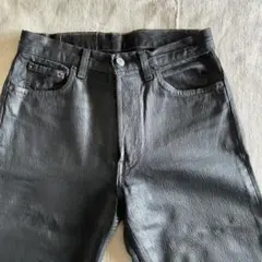 levi's 501 waxedウレタンコーティング USA ブラックのサムネイル