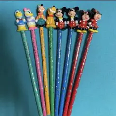 ディズニー　キャラクター　えんぴつ　8本セット　まとめ売り