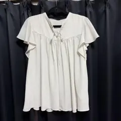 【新品】DRESKIPドレスキップ　ブラウス　シャツ半袖のサムネイル