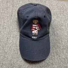 ポロラルフローレン ポロベア タキシード 刺繍ロゴ キャップ 黒 ポロラルフローレン ポロベア タキシード 刺繍ロゴ キャップ 黒 - メルカリ