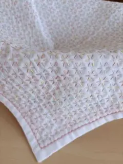 刺し子ふきん《花あそび》