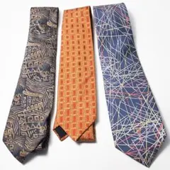ネクタイ 総柄 まとめ 3本セット