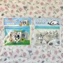 たまごっち　たれぱんだ　ポーチ　付　フレークステッカー　シール　サンキューマート