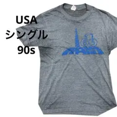 90s USA製 シングルステッチ vintage Tシャツ M 古着