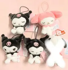 サンリオキャラクターズ むにゃすやマスコット クロミ マイメロ セット