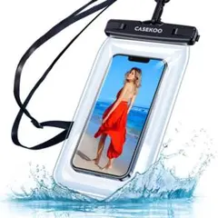 ★スマホ 防水ケース IPX8認定 完全防水 お風呂 最大6.7インチ対応