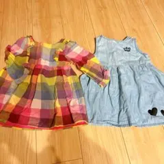 GAP ベビードール ワンピース 2枚セット +帽子 女の子 80 まとめ売り