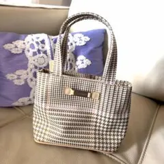 ラルフローレン　ハンドバッグ　千鳥格子