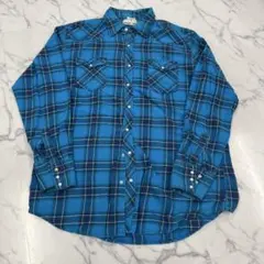 Wrangler チェック柄 長袖シャツ　長袖　ネルシャツ　ボタンシャツ